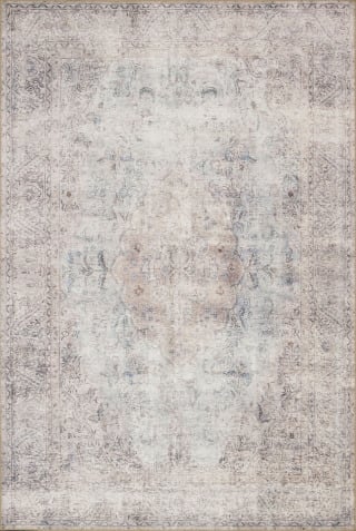 Loren LQ-04 Silver/Slate Area Rug