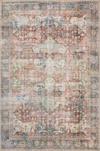 Loren LQ-14 Brick/Multi Area Rug