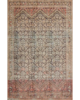 Loren LQ-17 Charcoal/Multi Area Rug