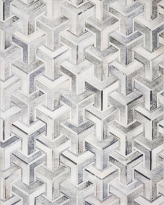 Maddox MAD-05 Silver/Ivory Area Rug