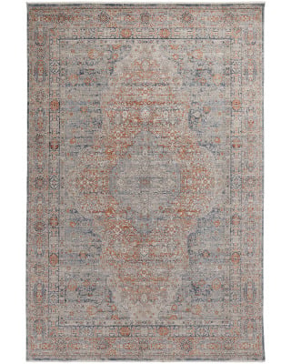 Marquette 3778F Gray/Ivory/Orange Rug