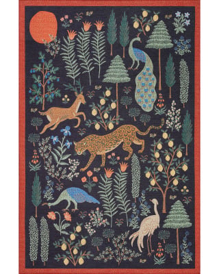 Menagerie MEN-01 Black Area Rug