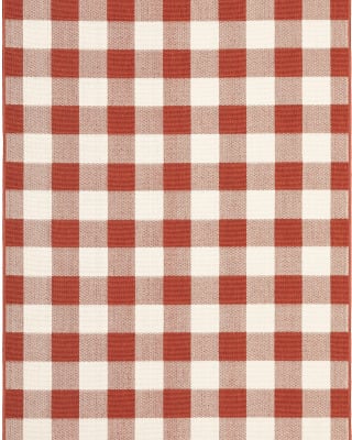 Meridian 2598r Red/Ivory Area Rug