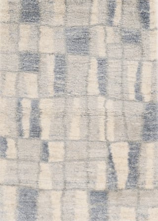 Merino 6702 Ivory/Blue Cityscape Area Rug