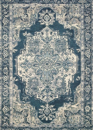 Mika MIK-01 Dk Blue/Dk Blue Area Rug