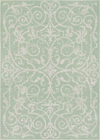Monaco Summer Quay Ivory/Light Green Rug