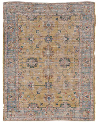 Morris 2231 Gold/Lt Blue Karissa Area Rug