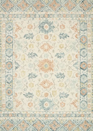 Norabel NOR-01 Ivory/Multi Area Rug