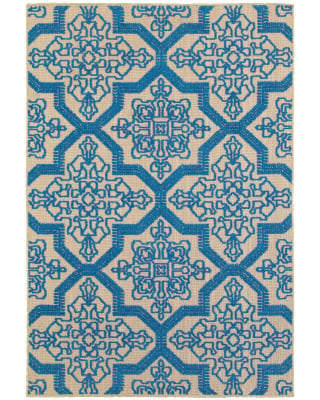Cayman 2541M Sand/Blue Area Rug