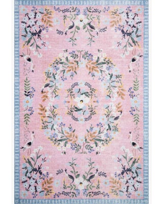 Palais PAL-03 Rose/Sky Area Rug