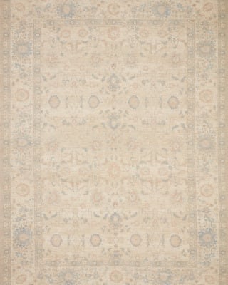 Priya PRY-05 Natural/Blue Area Rug