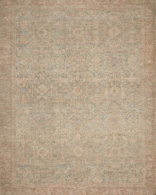 Priya PRY-06 Denim/Rust Area Rug