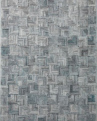 Prescott PRE-03 Arctic Blue Area Rug