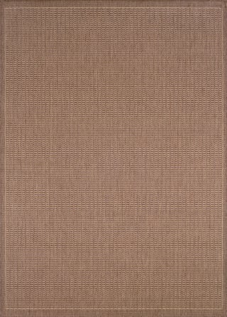 Recife Saddlestitch Cocoa/Natural Area Rug