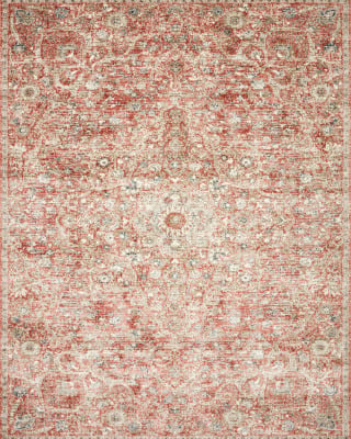 Saban SAB-02 Rust/Beige Area Rug