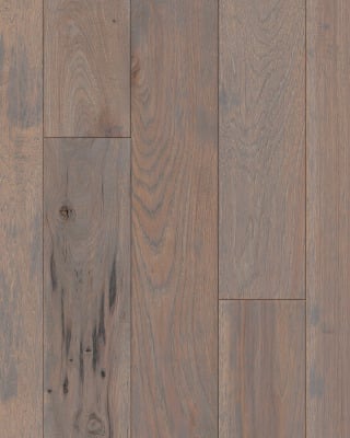 American Scrape 5" Solid Hickory Ocean Mist Hardwood