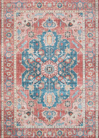 Skye SKY-05 Brick/Ocean Area Rug
