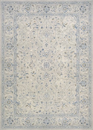 Sultan Treasures Floral Yazd Grey Area Rug