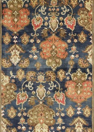 Syriana 6020 Navy Tapestry Area Rug