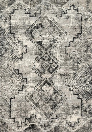 Viera VR-10 Grey/Black Area Rug