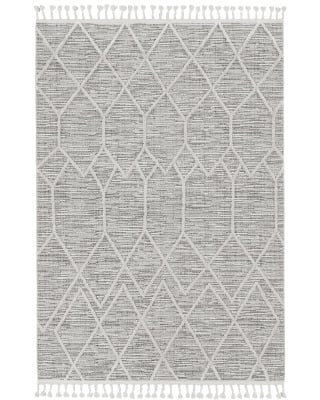 Willow 1102 Ivory Grey Honeycomb Area Rug