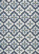 Harbor 4210 Ivory/Blue Mosaic