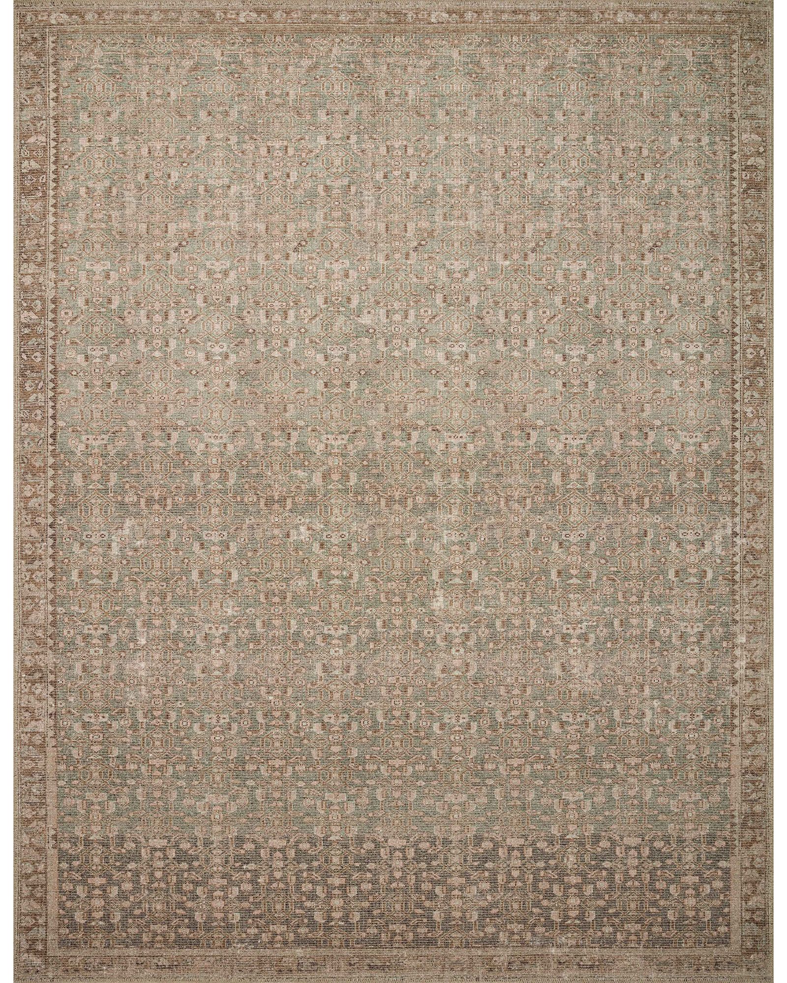 Loloi Aubrey AUB-04 Sage/Bark Area Rug | Carpet Exchange