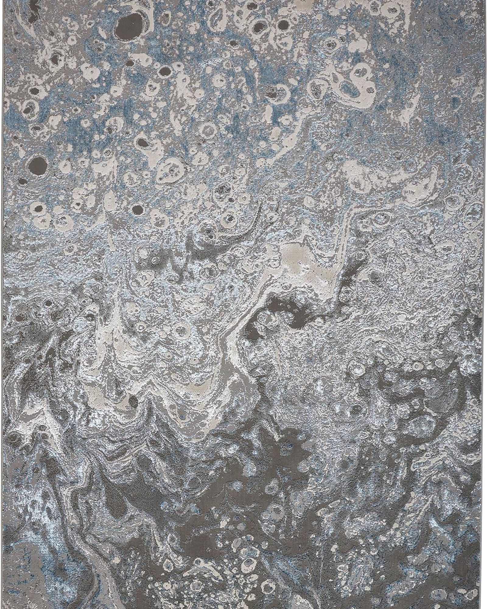 Feizy Azure 3405F Ivory/Gray/Blue Area Rug | Carpet Exchange