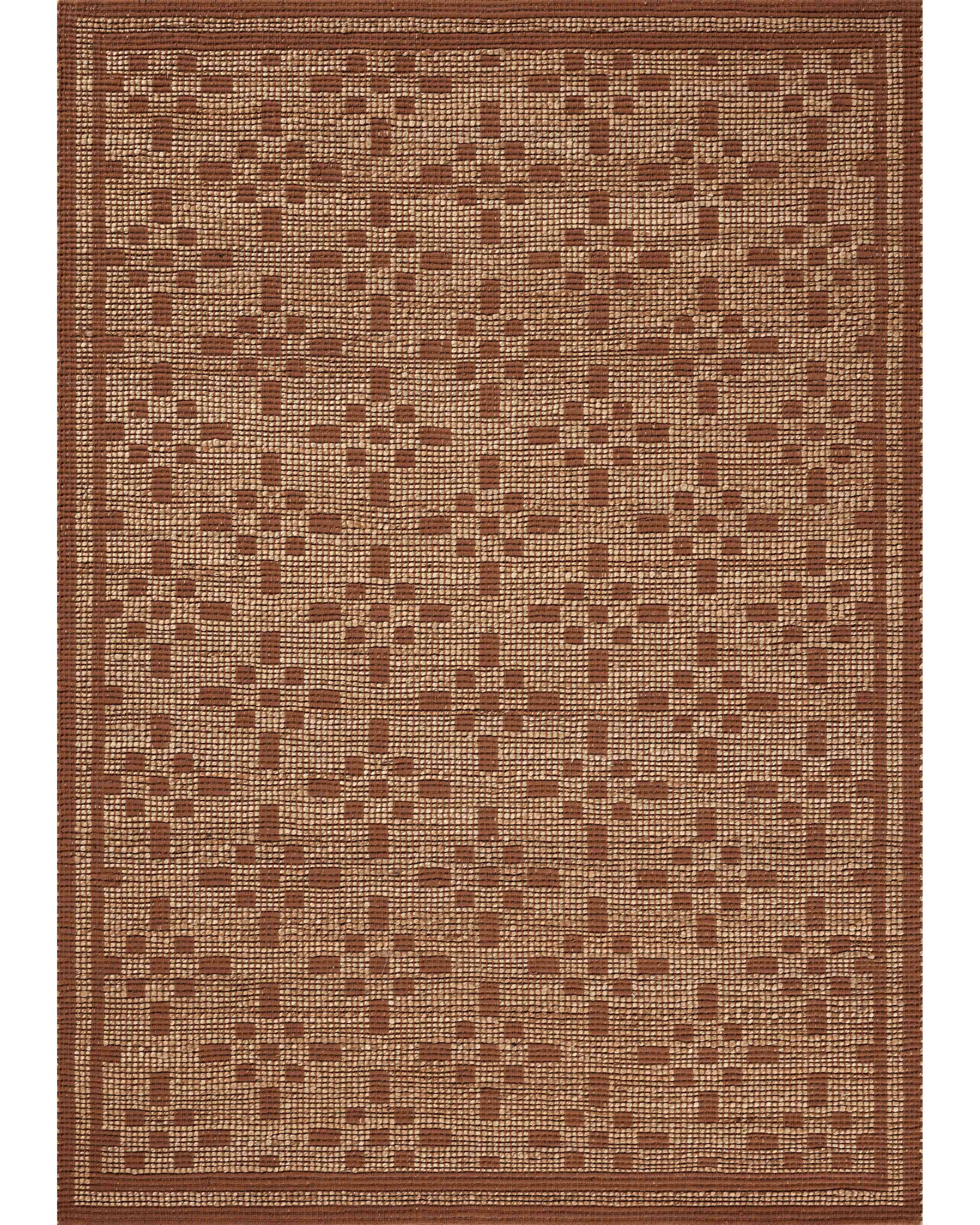 Loloi Judy JUD-07 Natural/Spice Area Rug | Carpet Exchange