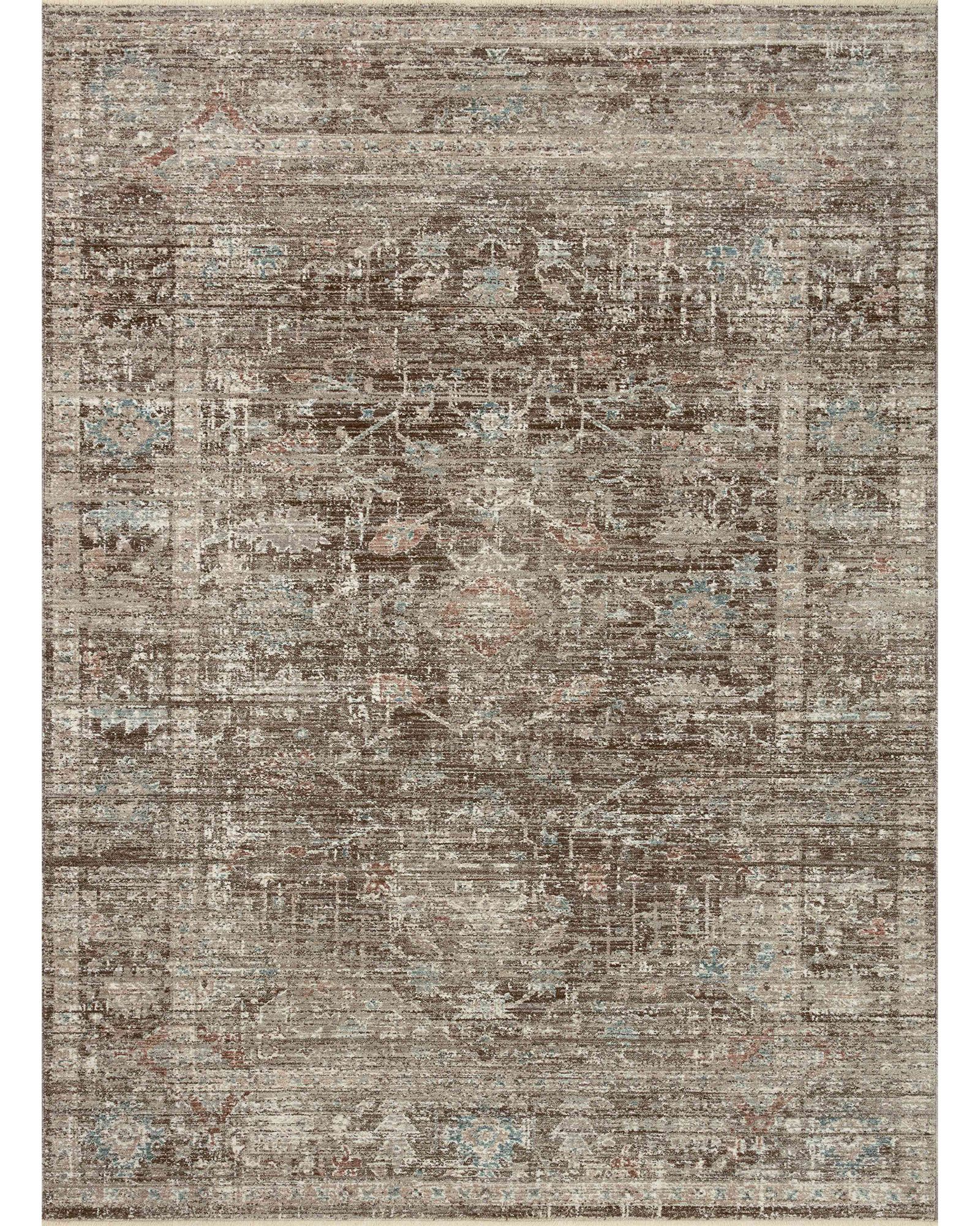 Loloi Millie MIE-03 Charcoal/Dove Area Rug | Carpet Exchange