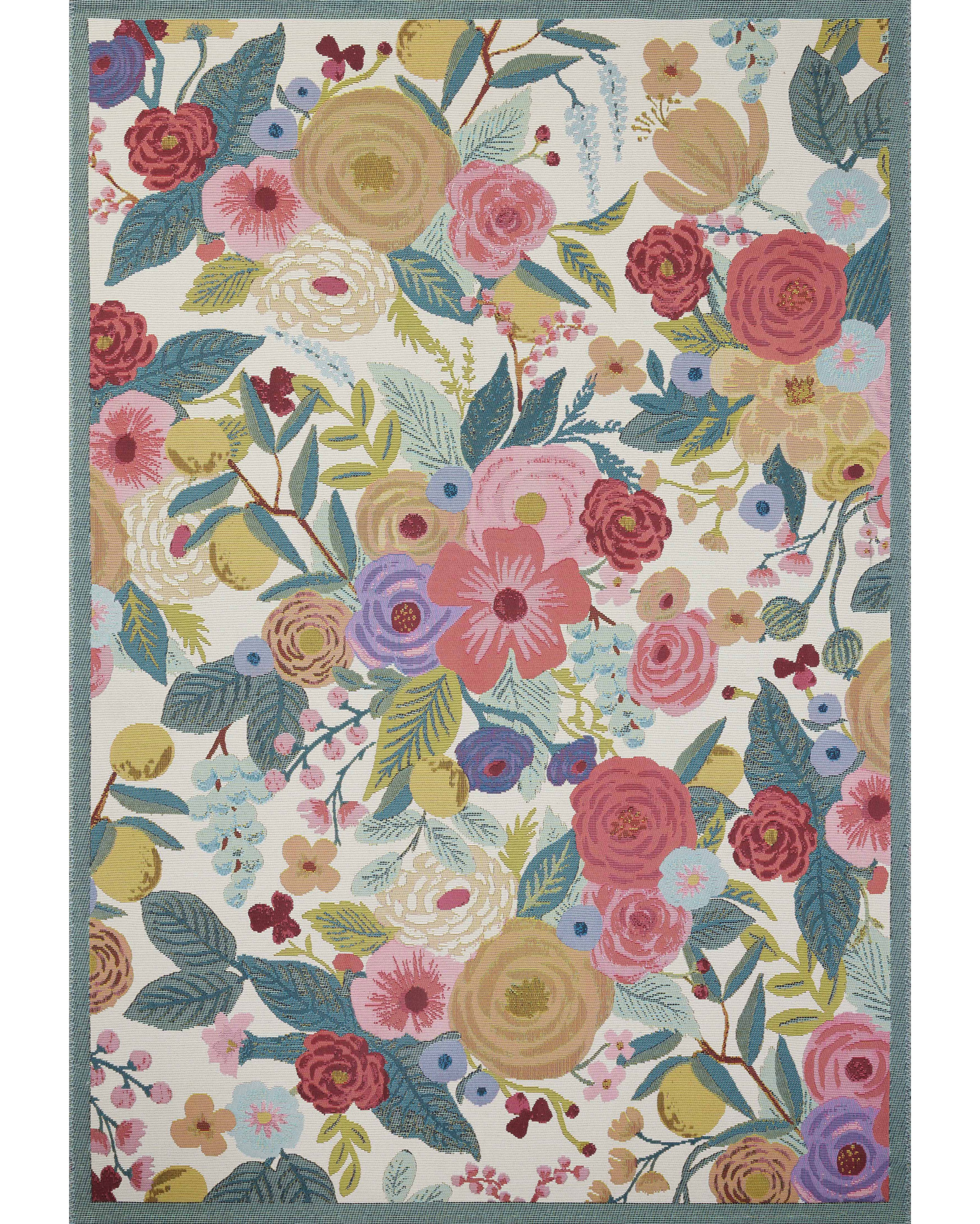 Loloi Perennial PRN-04 Rose/Multi Area Rug | Carpet Exchange