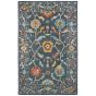 Zahra 75501 Blue/Gold Area Rug
