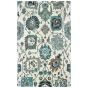 Zahra 75503 Ivory/Blue Area Rug