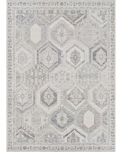 Hamadan Balearic Silver-Multi Area Rug