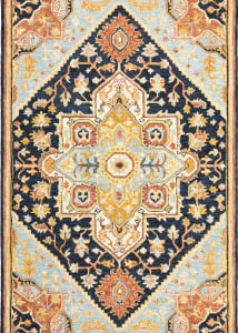 Alfresco 28408 Navy/Rust Area Rug