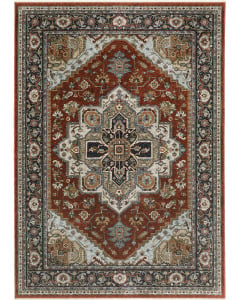 Aberdeen 1144r Red/Blue Area Rug