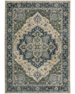 Aberdeen 51g Blue/Beige Area Rug