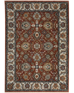 Aberdeen 562r Red/Ivory Area Rug