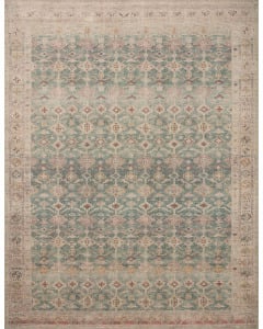 Aubrey AUB-02 Aqua/Sand Area Rug