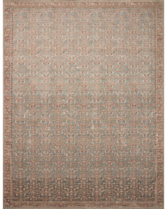 Aubrey AUB-04 Blue/Terracotta Area Rug