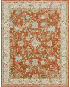 Adalia Iznik Rust Area Rug