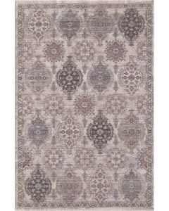 Adele 8806 Ivory Mosaic Area Rug