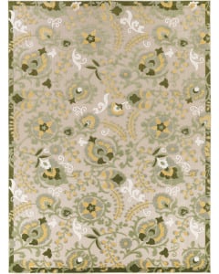 Aloha ALH17 Ivory Green Area Rug