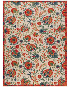 Aloha ALH17 Red Multicolor Area Rug