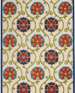 Aloha ALH19 Blue/Multicolor Area Rug