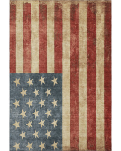 Americana AM1 Red Area Rug
