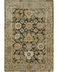 Andorra 2417b Green/Gold Area Rug