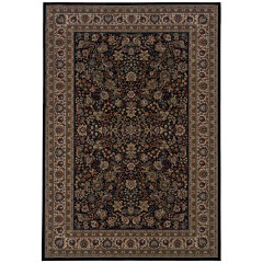 Ariana 213k Black/Ivory Area Rug