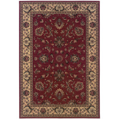 Ariana 311c Red/Ivory Area Rug