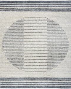 Astra Machine Washable ASW05 Ivory Blue Rug